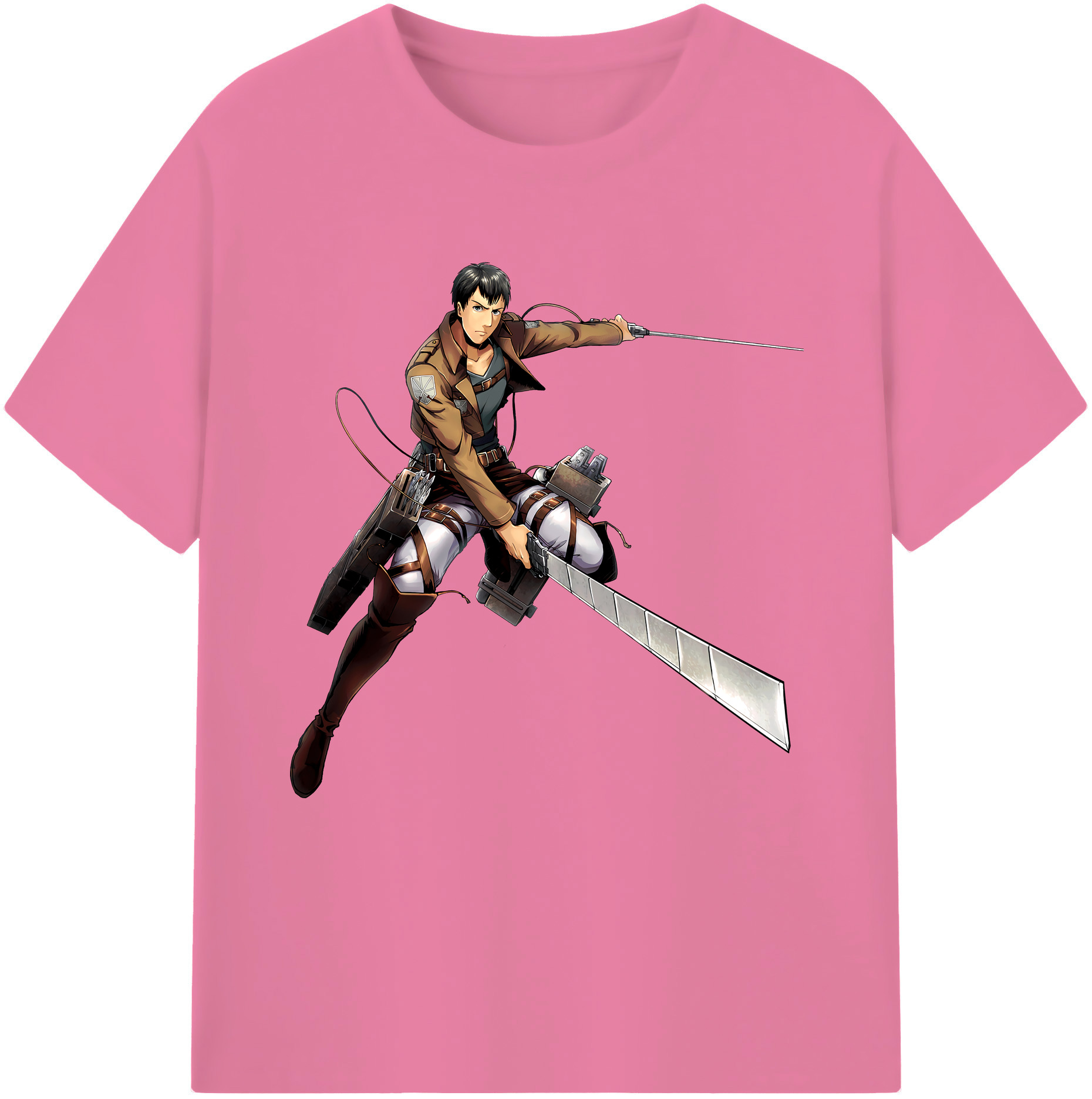 （画像用） 進撃の巨人 ベルトルト・フーバー Attack on Titan Bertholdt Hoover 綿100％半袖Tシャツ（フロントプリント）